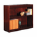 ALEBCS23036MY Square Corner Bookcase, Wood Veneer, 2-Shelf, 35-3/8w x 11-3/4d x 30h, Mahogany By ALERA