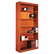 ALEBCS67236MC Square Corner Wood Veneer Bookcase, 6-Shelf, 35-3/8 x 11-3/4 x 72, Medium Cherry By ALERA