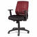 ALEEK4237 Eikon Series Mesh Manager's Synchro-Tilt Mid-Back Chair, Black Arms/Base, Burgundy By ALERA