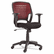 ALEEK4837 Eikon Series Swivel/Tilt Mesh Task Chair, Black Arms/Base, Burgundy By ALERA