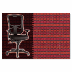 ALEEL41CHFAZBER Elusion Series Mesh High-Back Multifunction Chair, Faze Berry By ALERA