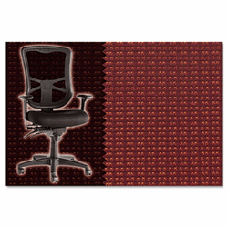 ALEEL41CHJOLWIN Elusion Series Mesh High-Back Multifunction Chair, Jolt Wine By ALERA
