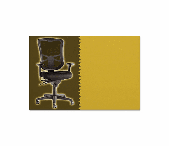 ALEEL41CHPERBUT Elusion Series Mesh High-Back Multifunction Chair, Persuasion Vinyl Butterscotch By ALERA
