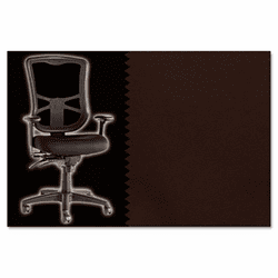 ALEEL41CHPERONY Elusion Series Mesh High-Back Multifunction Chair, Persuasion Vinyl Onyx By ALERA