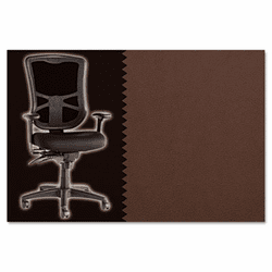 ALEEL41CHPERPUM Elusion Series Mesh High-Back Multifunction Chair, Persuasion Vinyl Pumpernickel By ALERA