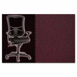 ALEEL41CHSIDRED Elusion Series Mesh High-Back Multifunction Chair, Sidestep Red Rock By ALERA
