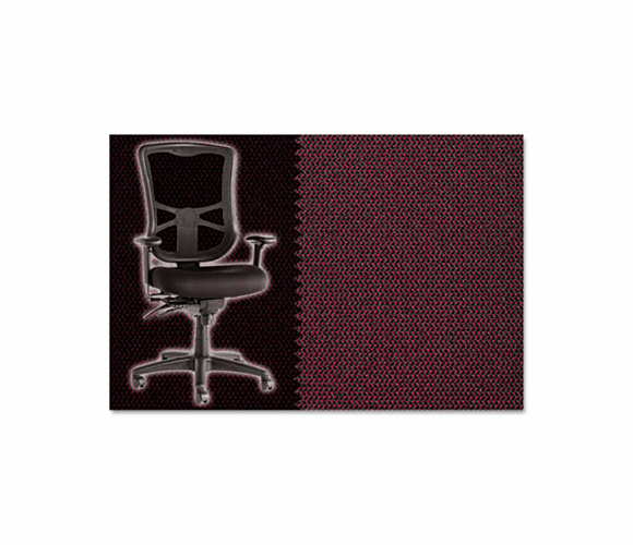 ALEEL41CHSIDRED Elusion Series Mesh High-Back Multifunction Chair, Sidestep Red Rock By ALERA
