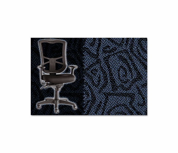 ALEEL41CSABSNAV Elusion Series Mesh High-Back Multifunction Chair, Abstract Navy By ALERA