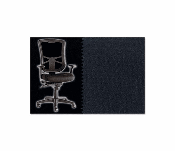 ALEEL41CSINSEBO Elusion Series Mesh High-Back Multifunction Chair, Insight Ebony By ALERA
