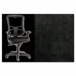 ALEEL41CSPSEBLA Elusion Series Mesh High-Back Multifunction Chair, Pseudo Black By ALERA