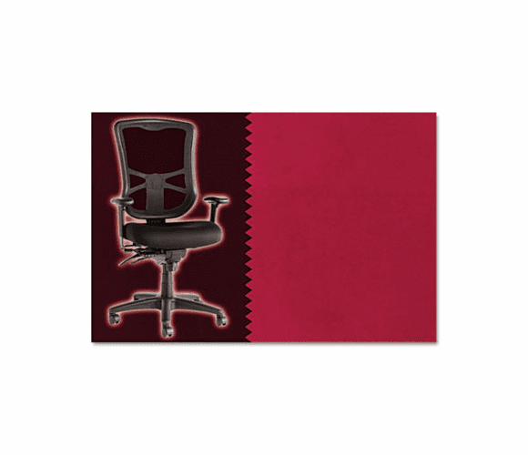 ALEEL41CSPSERED Elusion Series Mesh High-Back Multifunction Chair, Pseudo Red By ALERA