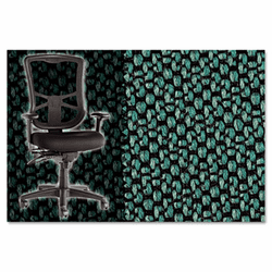 ALEEL41CSWEAGRN Elusion Series Mesh High-Back Multifunction Chair, Weave Green By ALERA