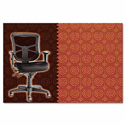 ALEEL42BHCIRDEC Elusion Series Mesh Mid-Back Swivel/Tilt Chair, Cirque Deco Coral By ALERA