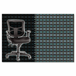ALEEL42BHFAZBAY Elusion Series Mesh Mid-Back Swivel/Tilt Chair, Faze Bay By ALERA