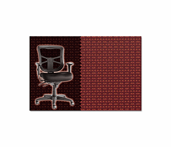 ALEEL42BHJOLWIN Elusion Series Mesh Mid-Back Swivel/Tilt Chair, Jolt Wine By ALERA