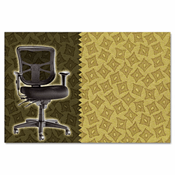 ALEEL42BHPRADES Elusion Series Mesh Mid-Back Swivel/Tilt Chair, Prisma Desert Grass By ALERA
