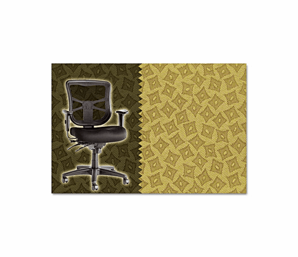 ALEEL42BHPRADES Elusion Series Mesh Mid-Back Swivel/Tilt Chair, Prisma Desert Grass By ALERA