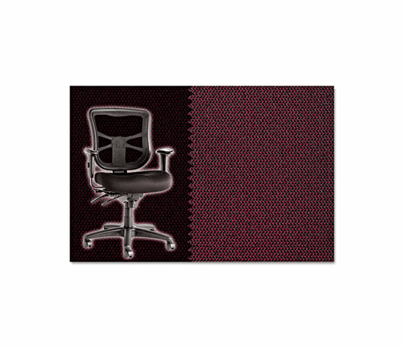 ALEEL42BHSIDRED Elusion Series Mesh Mid-Back Swivel/Tilt Chair, Sidestep Red Rock By ALERA