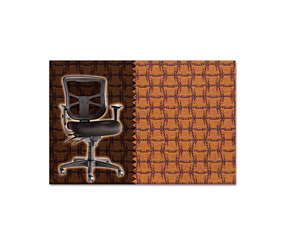 ALEEL42BHTRACOR Elusion Series Mesh Mid-Back Swivel/Tilt Chair, Trapeze Coral Azalea By ALERA