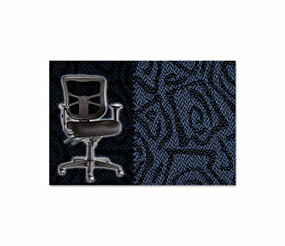 ALEEL42BSABSNAV Elusion Series Mesh Mid-Back Swivel/Tilt Chair, Abstract Navy By ALERA