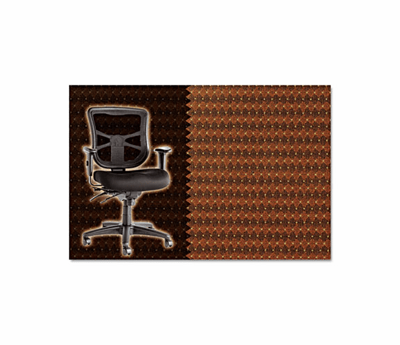 ALEEL42BSPRIBRA Elusion Series Mesh Mid-Back Swivel/Tilt Chair, Prism Brandy By ALERA