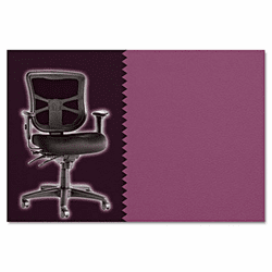 ALEEL42CHPERAUB Elusion Series Mesh Mid-Back Multifunction Chair, Persuasion Vinyl Aubergine By ALERA