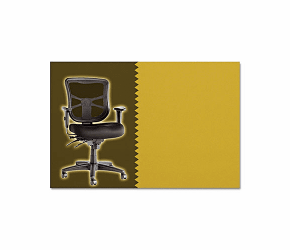 ALEEL42CHPERBUT Elusion Series Mesh Mid-Back Multifunction Chair, Persuasion Vinyl Butterscotch By ALERA