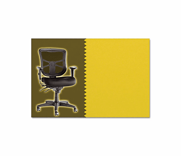 ALEEL42CHPERMAI Elusion Series Mesh Mid-Back Multifunction Chair, Persuasion Vinyl Maize By ALERA