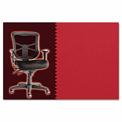 ALEEL42CHPERMAT Elusion Series Mesh Mid-Back Multifunction Chair, Persuasion Vinyl Matador By ALERA
