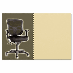 ALEEL42CHPERSAN Elusion Series Mesh Mid-Back Multifunction Chair, Persuasion Vinyl Sand By ALERA