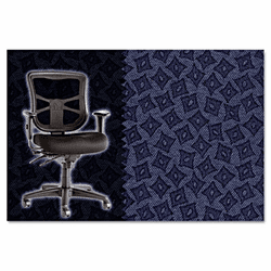 ALEEL42CHPRABLU Elusion Series Mesh Mid-Back Multifunction Chair, Prisma Blue Moon By ALERA