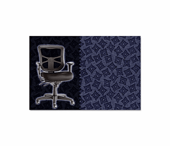 ALEEL42CHPRABLU Elusion Series Mesh Mid-Back Multifunction Chair, Prisma Blue Moon By ALERA