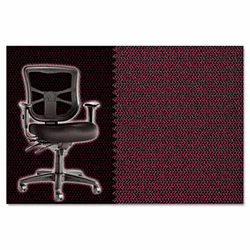 ALEEL42CHSIDRED Elusion Series Mesh Mid-Back Multifunction Chair, Sidestep Red Rock By ALERA