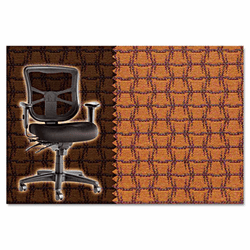 ALEEL42CHTRACOR Elusion Series Mesh Mid-Back Multifunction Chair, Trapeze Coral Azalea By ALERA