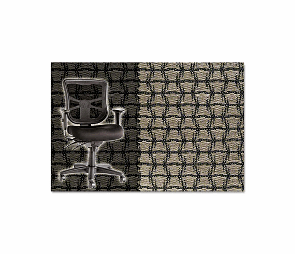 ALEEL42CHTRASTE Elusion Series Mesh Mid-Back Multifunction Chair, Trapeze Steel By ALERA