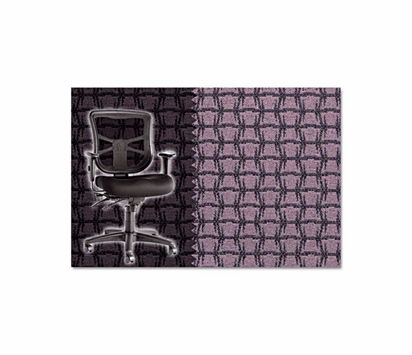 ALEEL42CHTRAVIO Elusion Series Mesh Mid-Back Multifunction Chair, Trapeze Violet By ALERA