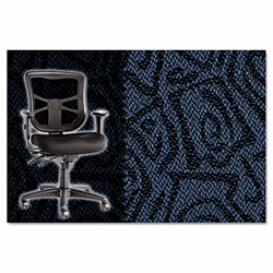 ALEEL42CSABSNAV Elusion Series Mesh Mid-Back Multifunction Chair, Abstract Navy By ALERA