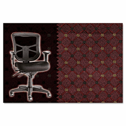 ALEEL42CSCHAWIN Elusion Series Mesh Mid-Back Multifunction Chair, Chain Dot Wine By ALERA