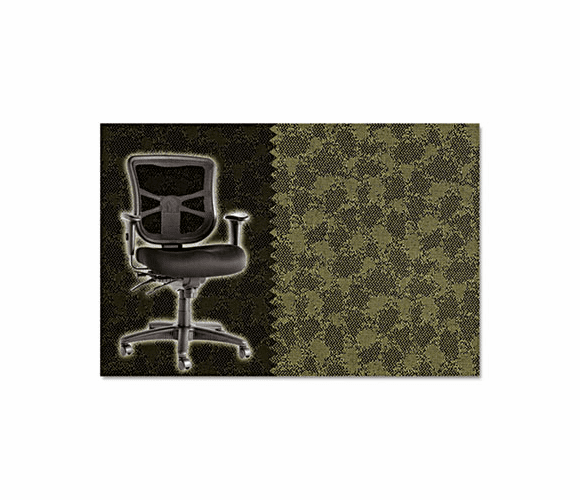 ALEEL42CSENICUR Elusion Series Mesh Mid-Back Multifunction Chair, Enigma Curry By ALERA
