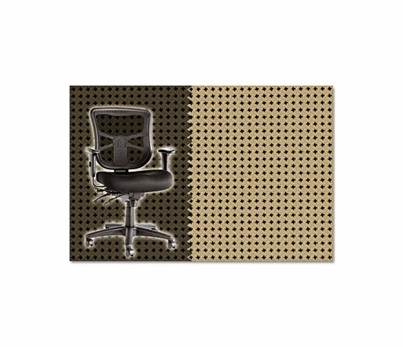 ALEEL42CSEXPLAT Elusion Series Mesh Mid-Back Multifunction Chair, Expo Latte By ALERA