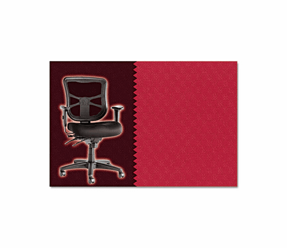 ALEEL42CSINSREA Elusion Series Mesh Mid-Back Multifunction Chair, Insight Real Red By ALERA