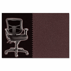 ALEEL42CSLOOCOC Elusion Series Mesh Mid-Back Multifunction Chair, Loom Cocoa By ALERA
