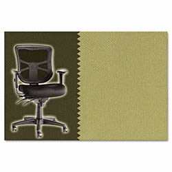 ALEEL42CSLOOGRA Elusion Series Mesh Mid-Back Multifunction Chair, Loom Grass By ALERA