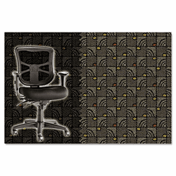 ALEEL42CSTANMET Elusion Series Mesh Mid-Back Multifunction Chair, Tangent Metal By ALERA