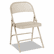 ALEFC94T Steel Folding Chair, Tan, 4/Carton By ALERA