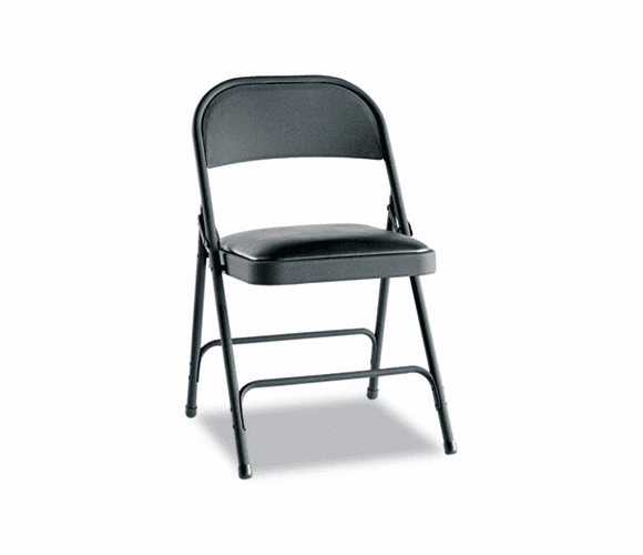 ALEFC94VY10B Steel Folding Chair w/Padded Seat, Graphite, 4/Carton By ALERA