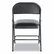 ALEFC94VY10B Steel Folding Chair w/Padded Seat, Graphite, 4/Carton By ALERA