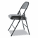ALEFC94VY10B Steel Folding Chair w/Padded Seat, Graphite, 4/Carton By ALERA