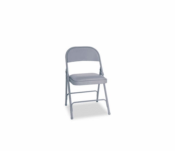 ALEFC94VY40LG Steel Folding Chair w/Padded Seat, Gray, 4/Carton By ALERA