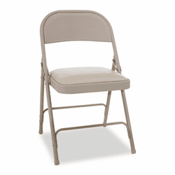 ALEFC94VY50T Steel Folding Chair w/Padded Seat, Tab, 4/Carton By ALERA